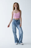 Pink Basic Cami Top Pink Basic Cami Top image number null