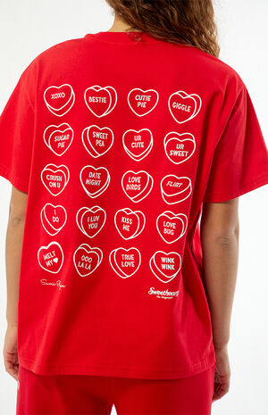 x Sweethearts Just Kiss Me Oversized T-Shirt image number 6