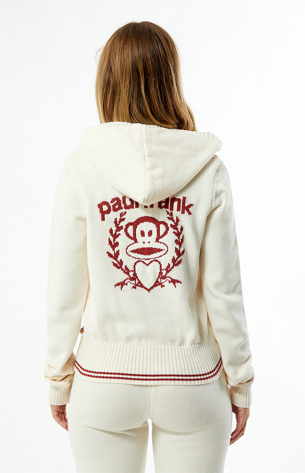 Daisy Street Paul Frank Knit Zip Up Hoodie PacSun