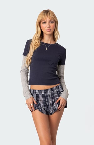 Mood Layered Long Sleeve T-Shirt image number 4