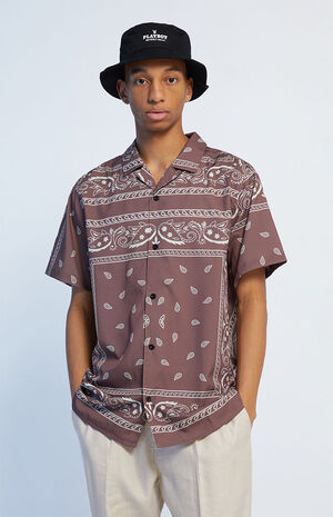 Paisley Woven Camp Shirt image number 1