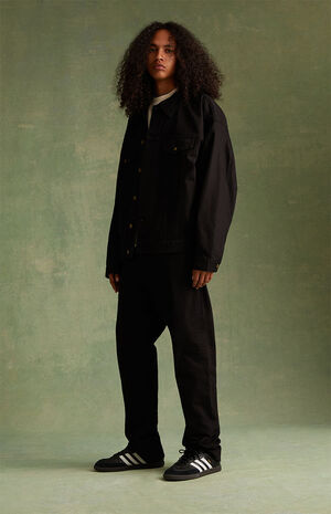 Jet Black Denim Jacket image number 5