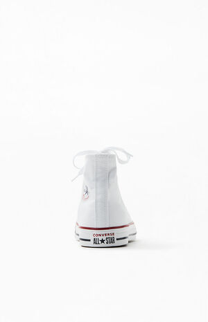 Stærk vind tilbehør Præstation Converse Chuck Taylor All Star High Top White Shoes | PacSun