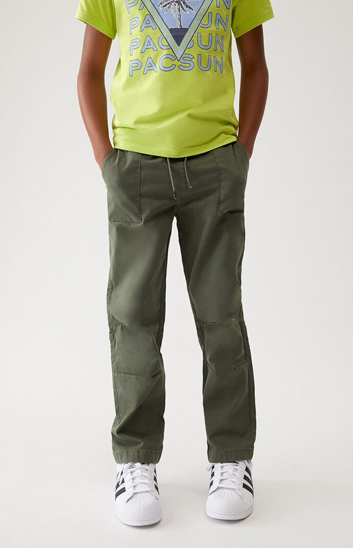 PacSun Kids Elastic Waist Cargo Pants