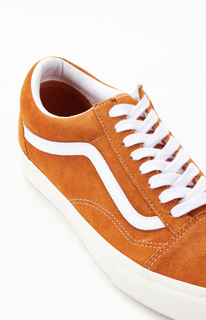 Gold UA Old Skool Pig Suede Shoes image number 6