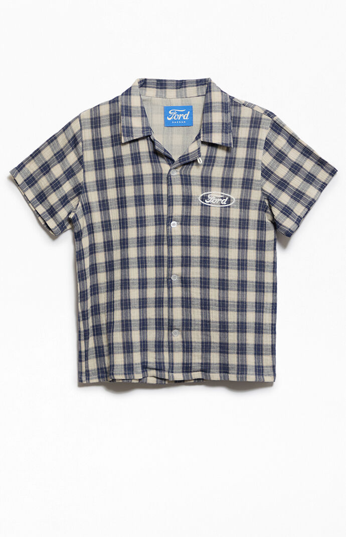 FORD Kids Blue Flannel Work Shirt