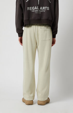 Cream Wash Baggy Sweatpants Cream Wash Baggy Sweatpants image number 4