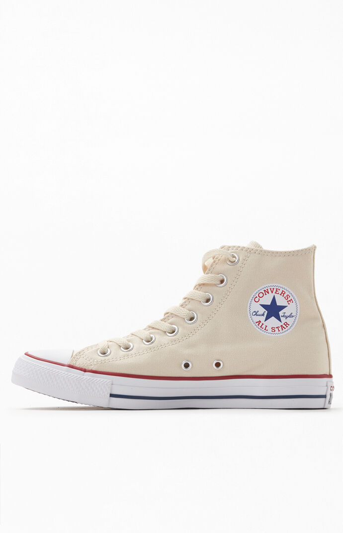 Women's Ivory Chuck Taylor All Star High Top Sneakers