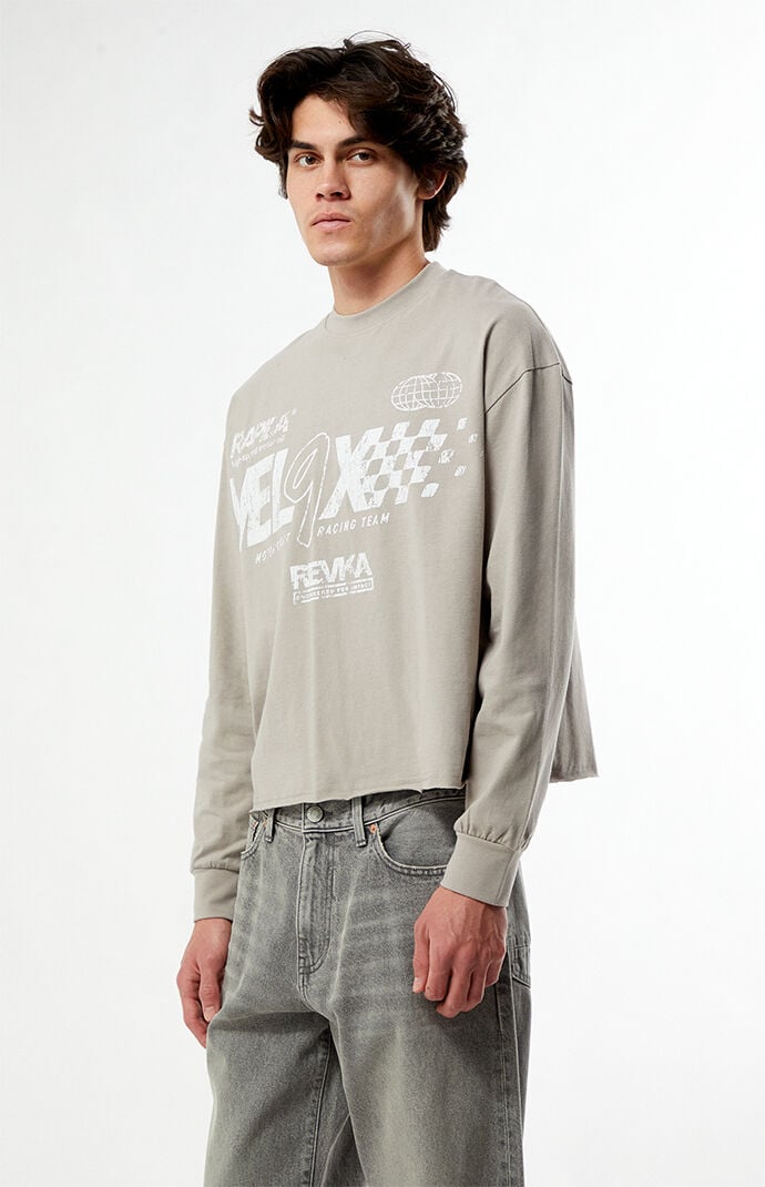 Pacsun Ruthless Cropped Long Sleeve T-Shirt