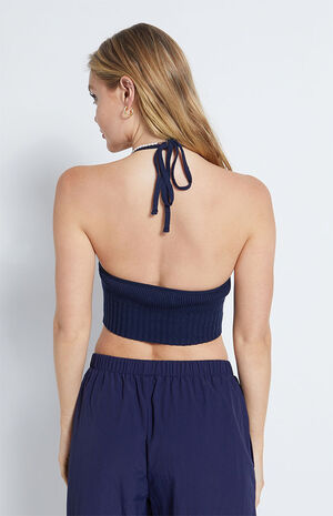 Ayana Halter Sweater Top image number 4