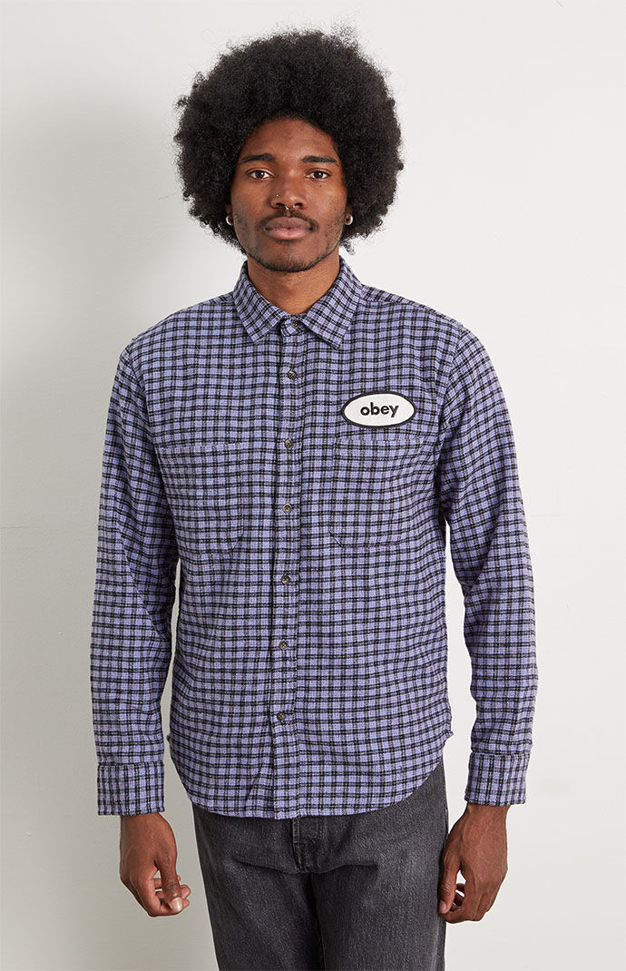 Obey Carter Long Sleeve Woven Shirt PacSun