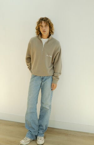 Signature Quarter Zip Sweatshirt image number 2