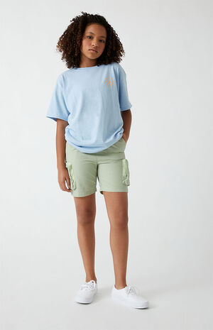 Nylon Cargo Volley Shorts image number 2