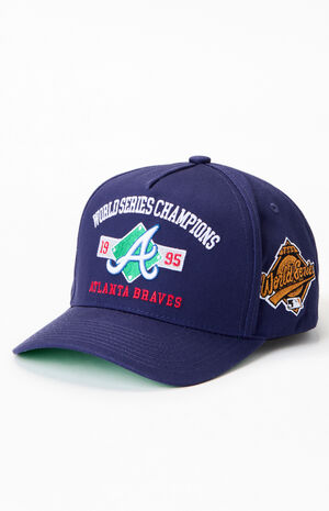 Atlanta Braves 1995 World Series Champions Snapback Hat image number 4