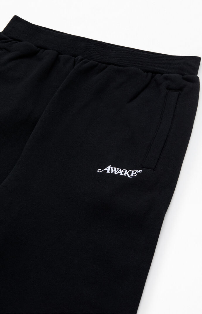 Awake NY Black Classic Logo Sweatpants