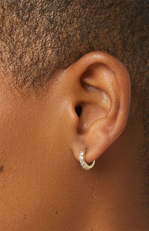 Suzanne Huggie Hoop Earrings image number 2