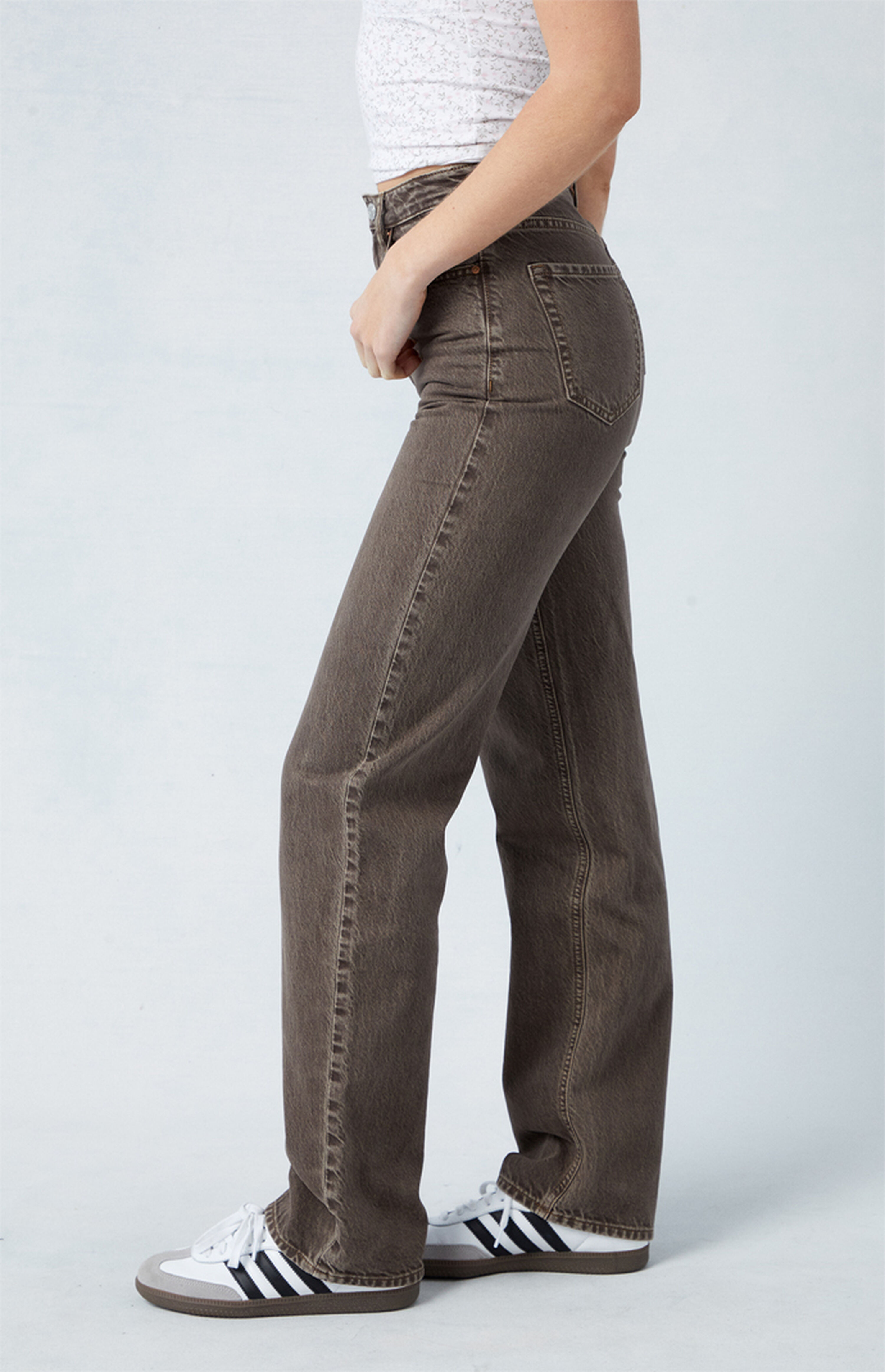 PacSun Eco Brown '90s Boyfriend Jeans PacSun