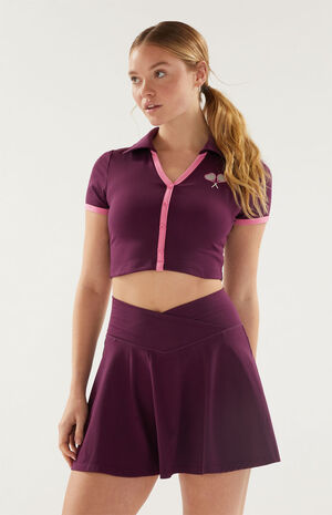 PAC WHISPER Active Crossover Front Mini Skirt image number 3