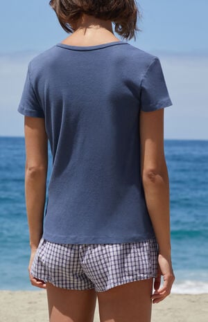Navy Hailie Malibu T-Shirt image number 3