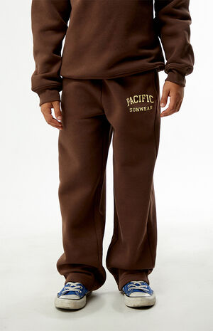 Brown Baggy Sweatpants image number 2