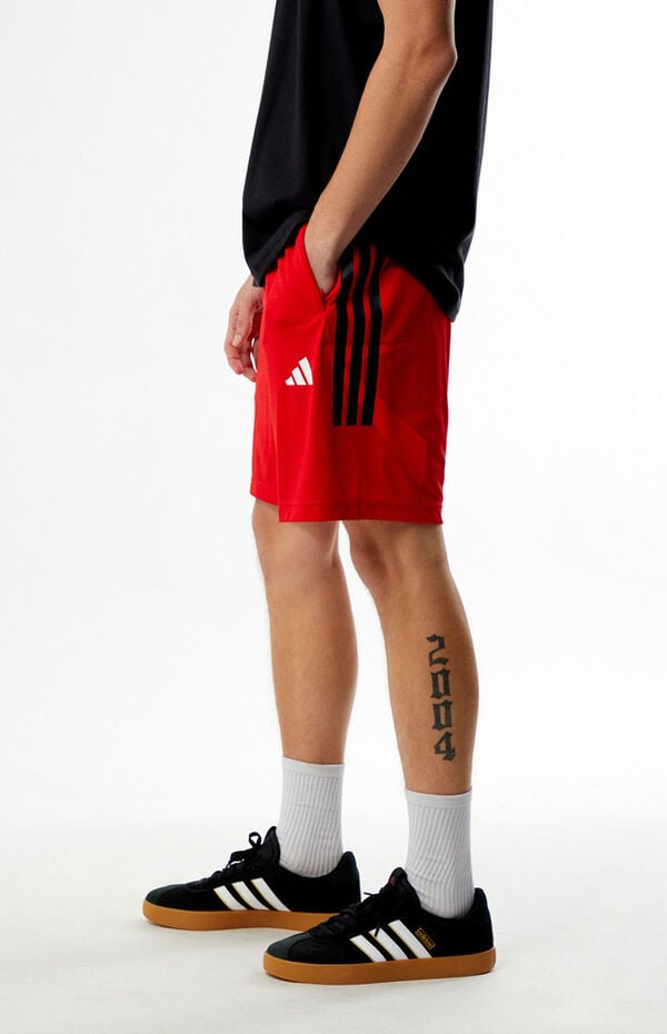adidas Red Tiro Shorts