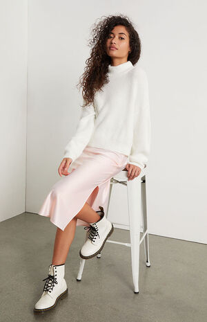Satin Midi Skirt image number 1
