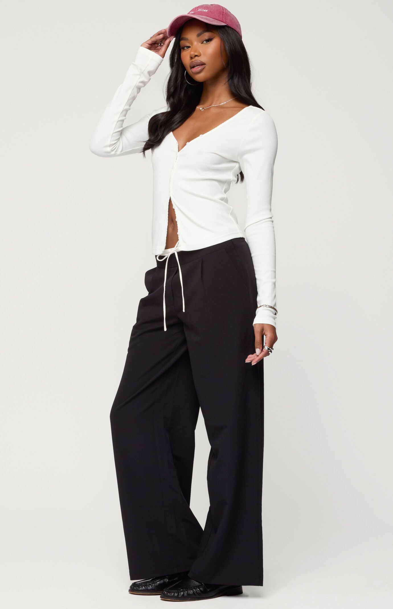 Edikted Tanya Button Up Cardigan