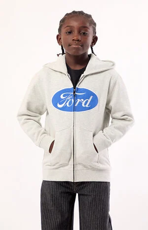 Kids Decal Full Zip Hoodie image number 1