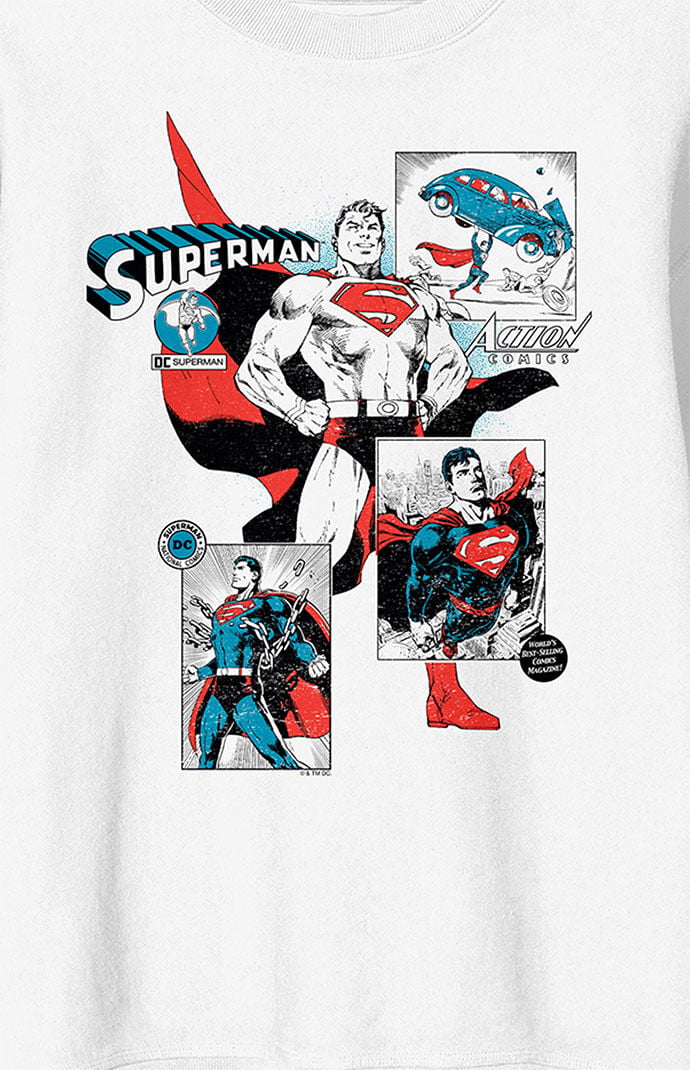 Superman 90th Anniversary Crew Neck Sweatshirt | Pacsun