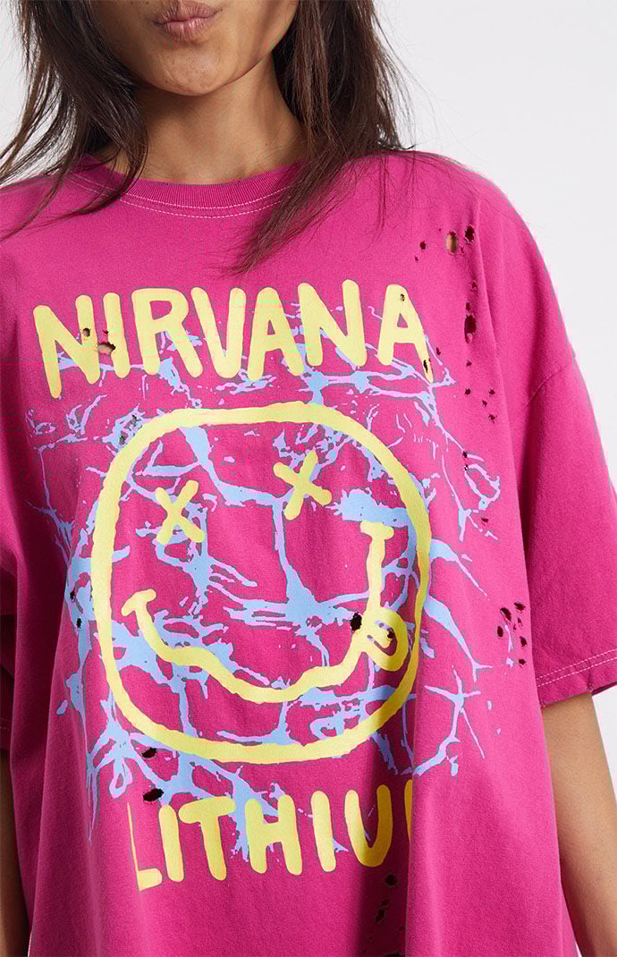 Nirvana Lithium Oversized T Shirt PacSun