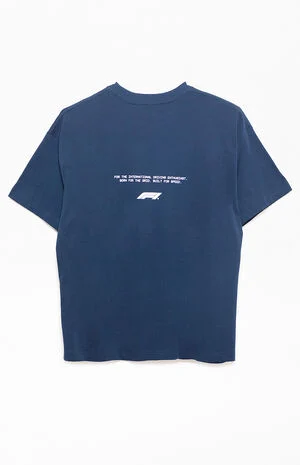x Pacsun Navy Road to Freedom T-Shirt image number 2