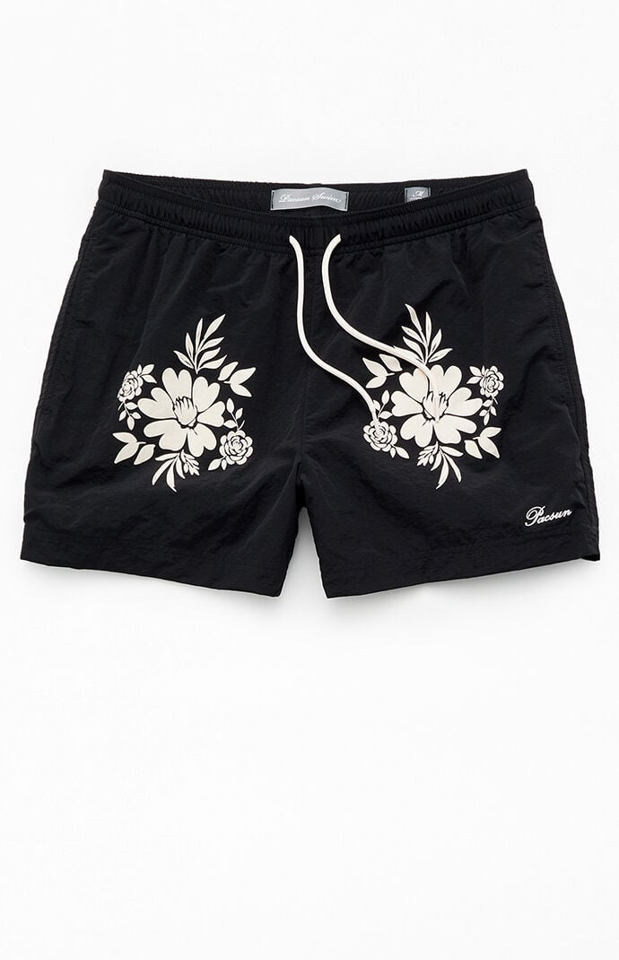 Pacsun Dilated Applique 4.5" Swim Trunks