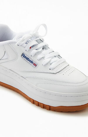 Women's White Club C Extra Sneakers image number 6