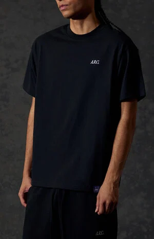 Black Standard Oversized T-Shirt image number 4