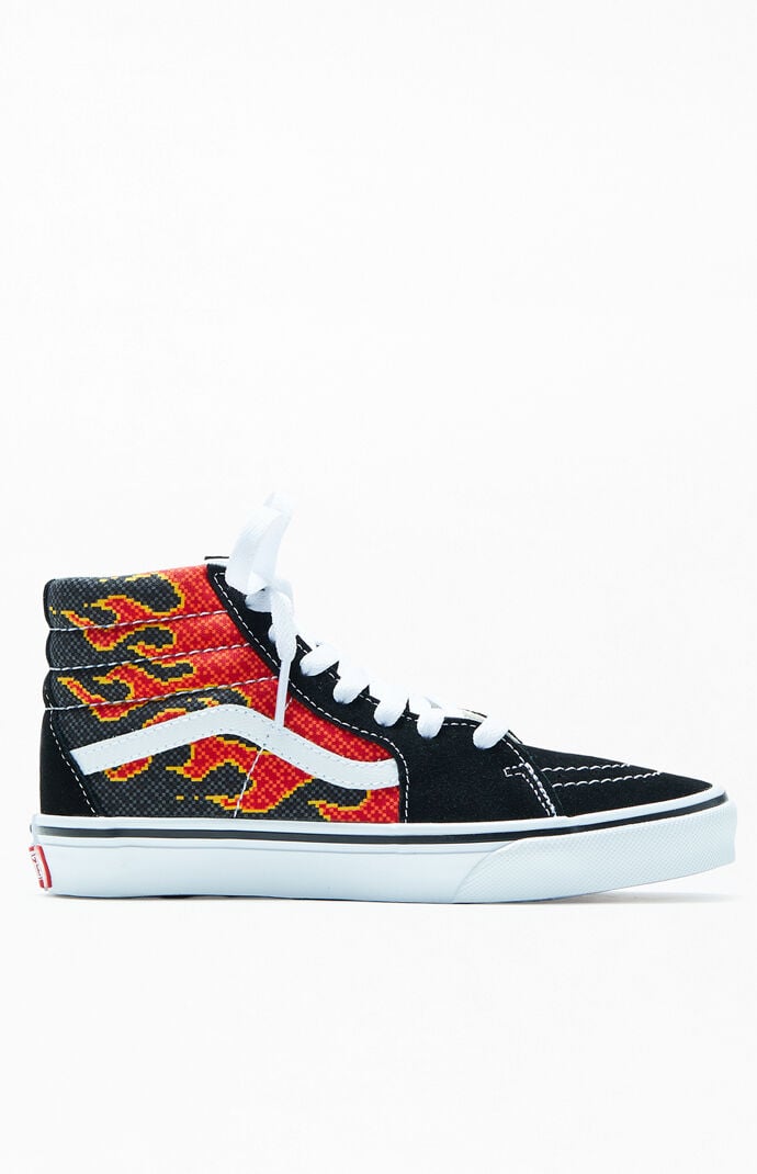 Vans kids flame cheap