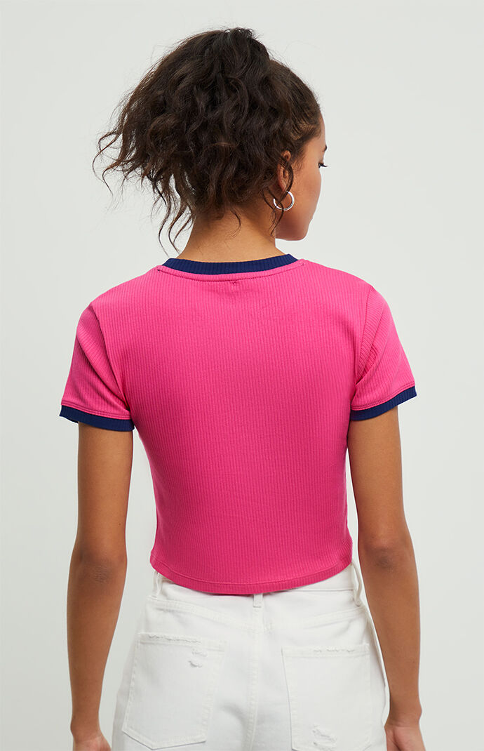 Ribbed Cropped Baby T-Shirt