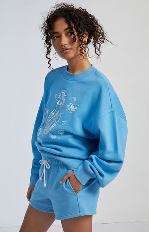 Blue Sweat Shorts image number 3