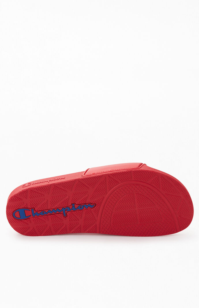 Red IPO Slide Sandals