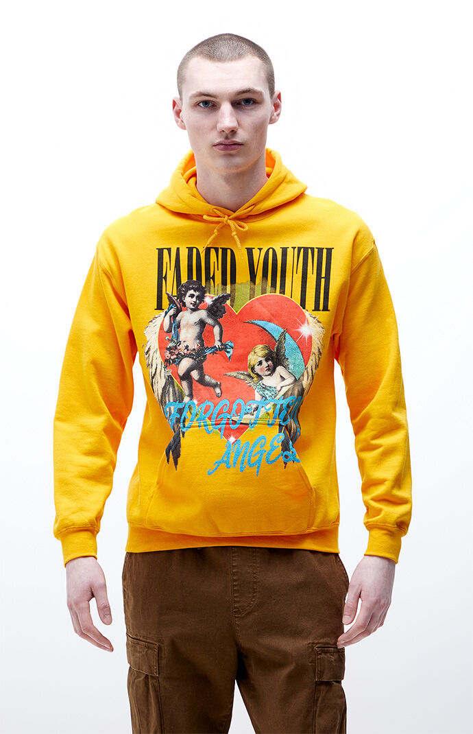 Faded best sale yellow hoodie