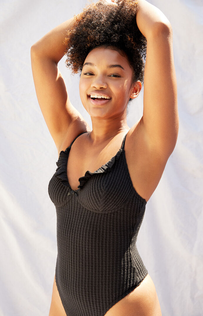 Jada Waffle Knit Bodysuit