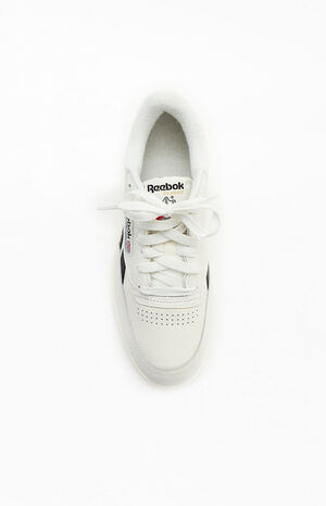 Women's White & Black Club C Double Sneakers image number 5