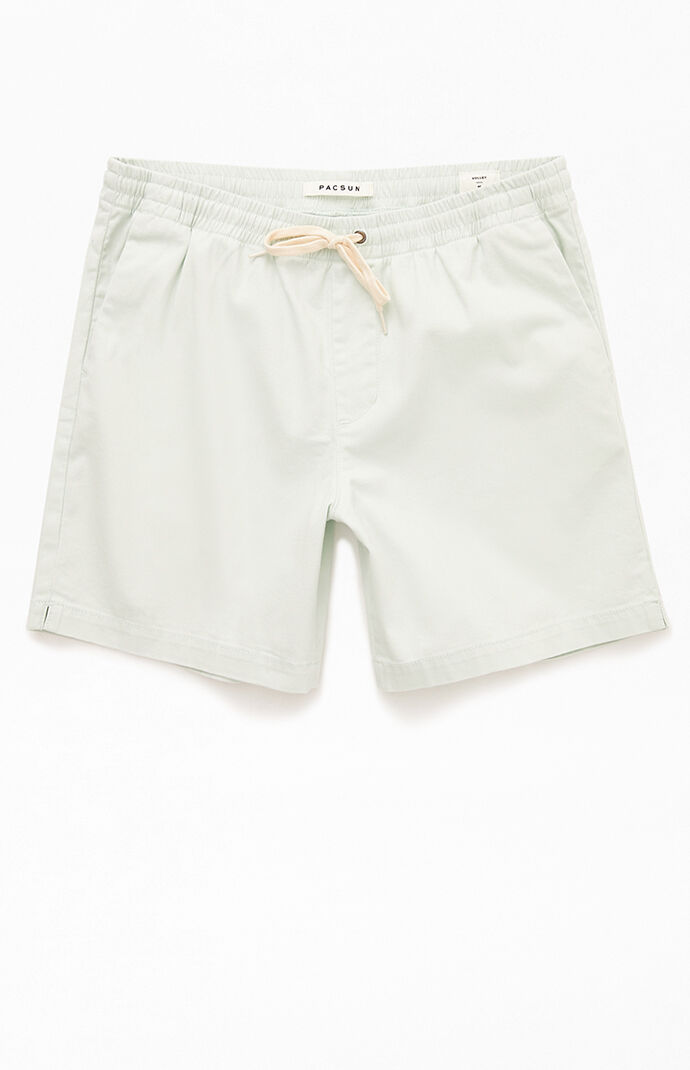 Twill Drawstring Shorts