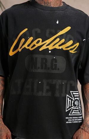 SSDDNFGU N.R.G. Grunge Raw Hem T-Shirt image number 5