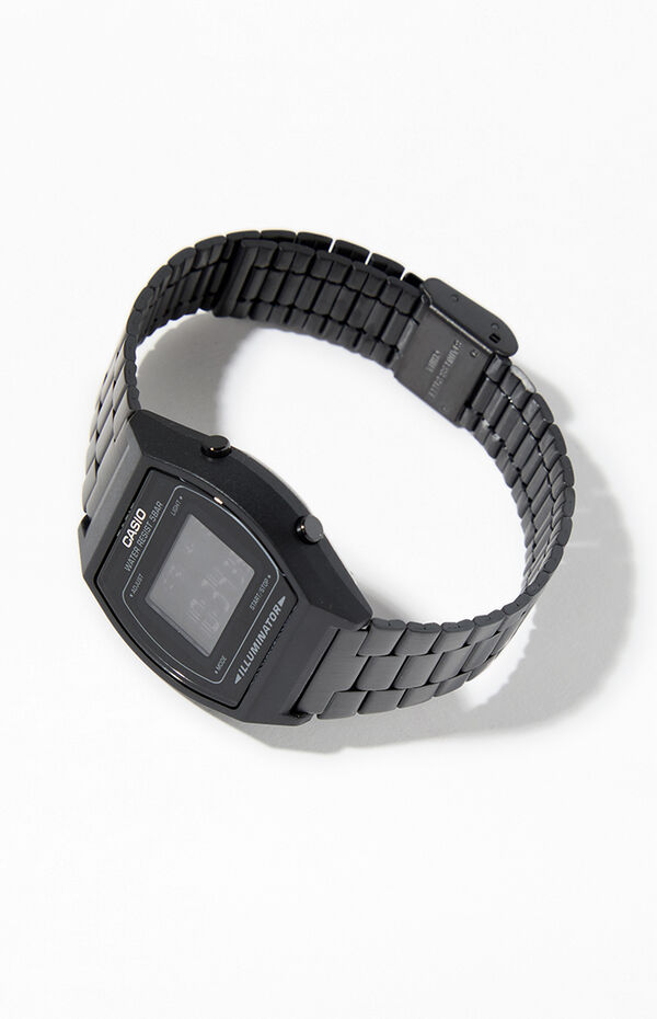 Casio Watches B640WB-1BVT Vintage All Black Watch | Pacsun
