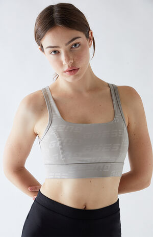 Gray Sports Bra Gray Sports Bra image number null