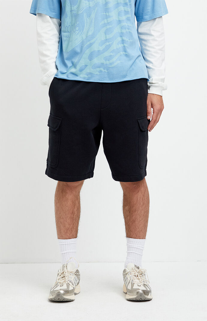 Pacsun Shawn Fleece Baggy Cargo Sweat Shorts