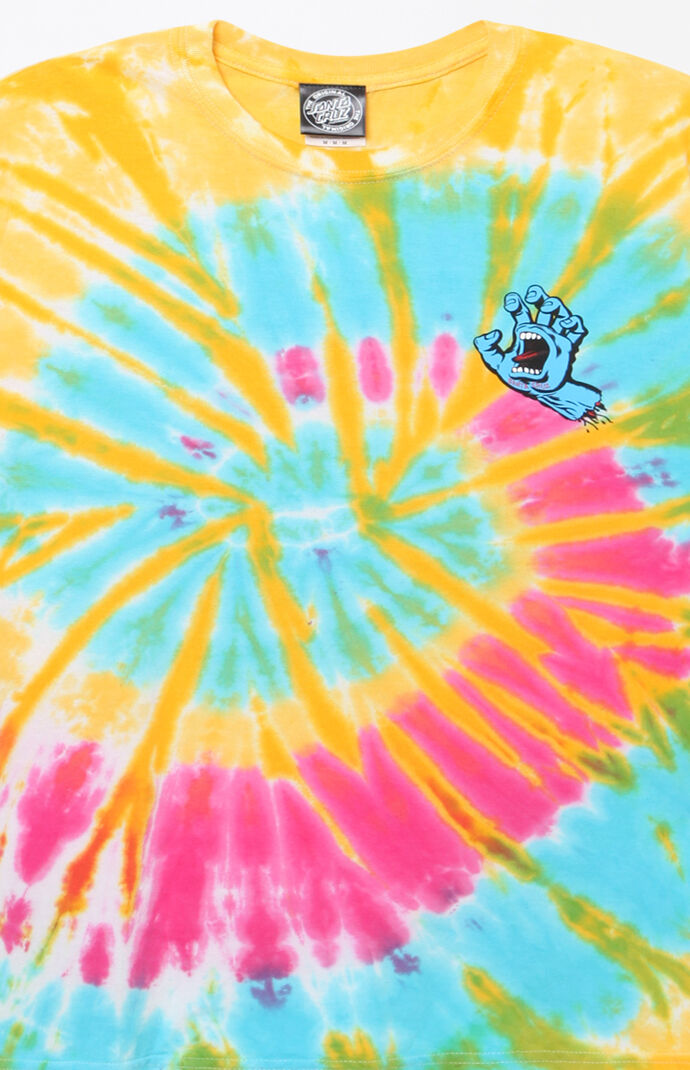 Tie-Dyed Screaming Hand T-Shirt