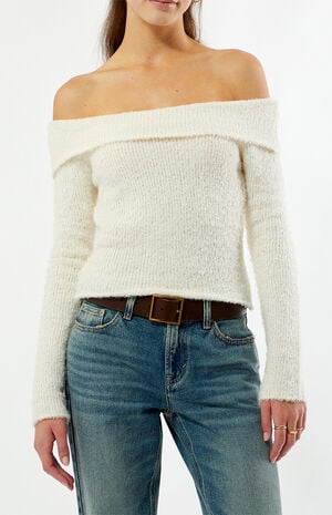 Cadence Off-The-Shoulder Sweater image number 3