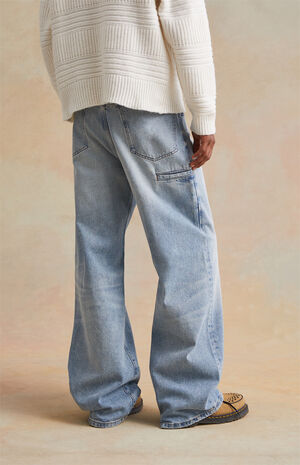 Light Indigo Trouser Extreme Baggy Jeans image number 3
