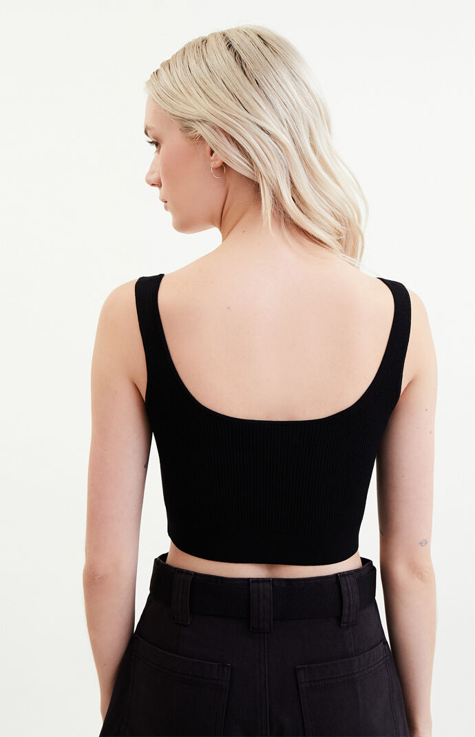 Snap Sweater Tank Top